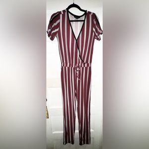 Striped Jumpsuit